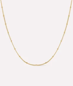 Ana Gold Small Ball Chain Necklace - Ana Luisa