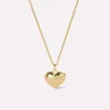 Lev Small Gold Heart Necklace - Ana Luisa