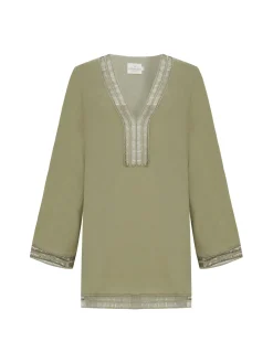Positano Dress - Khaki Green