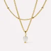 Tate Set Gold Necklace Set - Ana Luisa