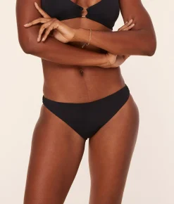 The Bonita Bikini Bottom - Eco Nylon - Black