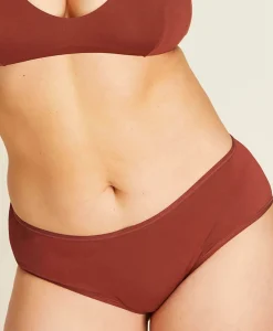 The Brief Panty - Rayon - Deep Terracotta