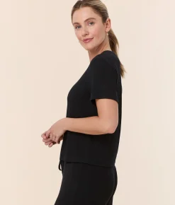 The Classic Tee - Wide Rib - Black