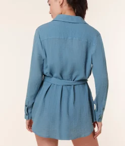 The Corvo Button Up - Cotton Gauze - Oceanview