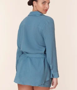 The Corvo Button Up - Cotton Gauze - Oceanview