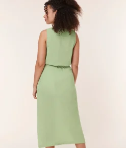 The Flamenco Button Up Dress - Cotton Gauze - Ambrosia
