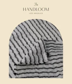 The Handloom Ava Kimono - Black Stripes