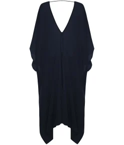 The Handloom Bodrum Kaftan - Navy