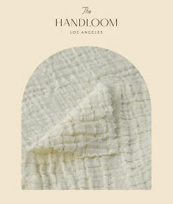The Handloom Skye Palazzo Pants - Natural With Stripes