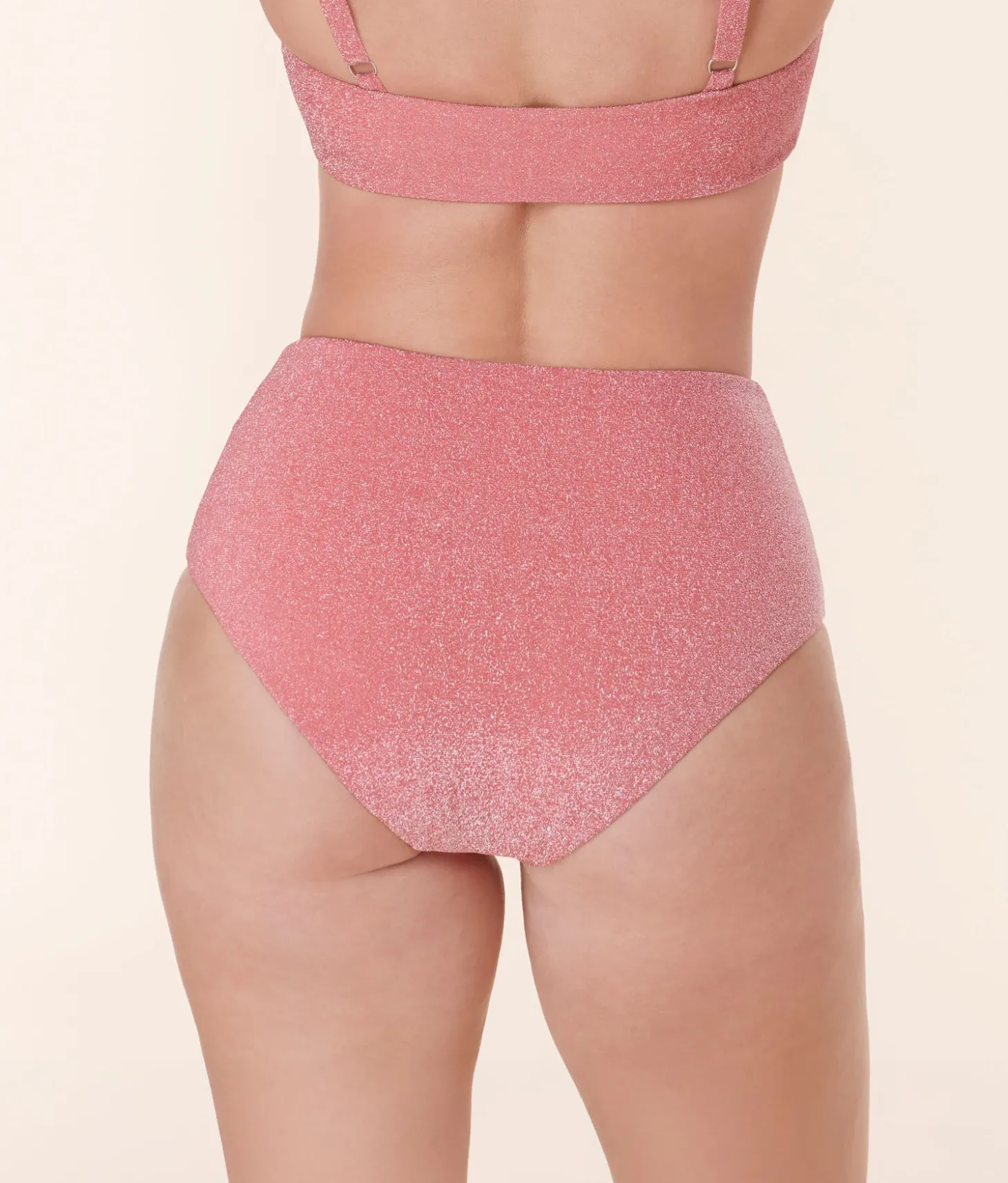 The Lipari Bikini Bottom - Glitter - Shell