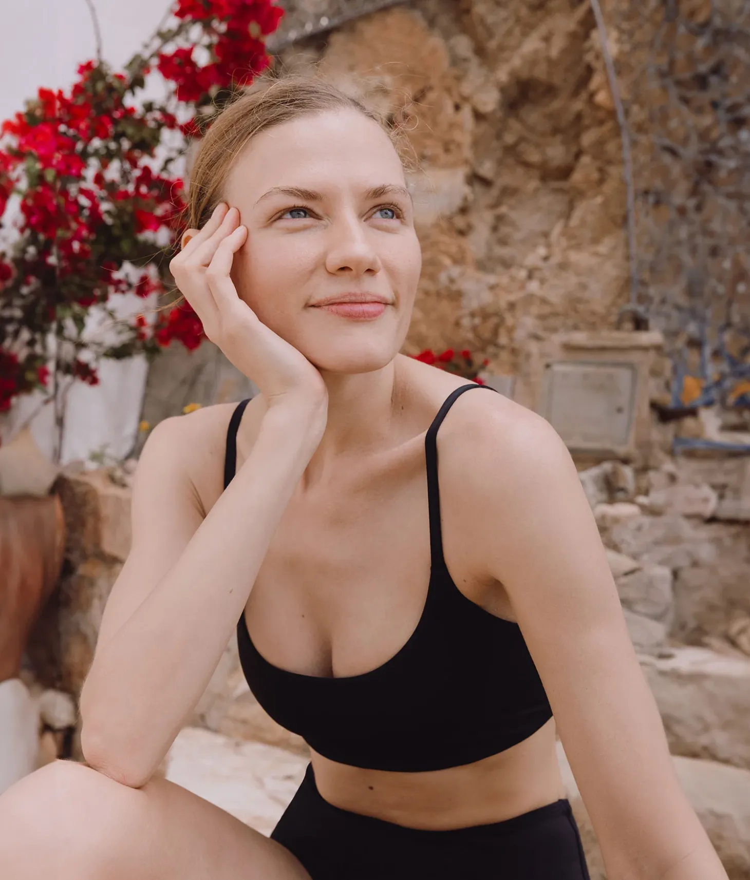 The Maui Bikini Top - Eco Nylon - Black