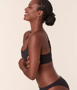 The Maui Bikini Top - Eco Nylon - Black