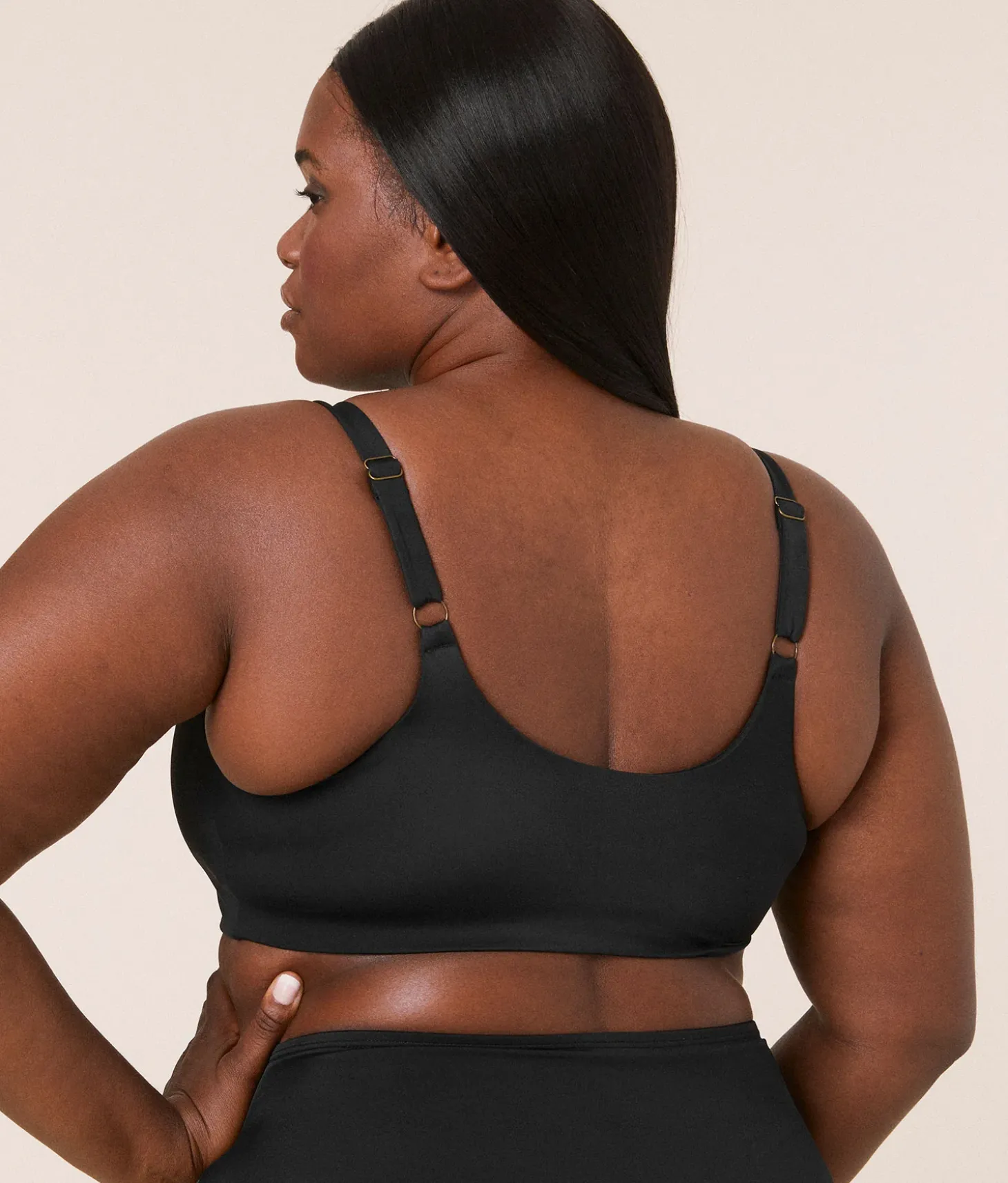 The Maui Bikini Top - Eco Nylon - Black