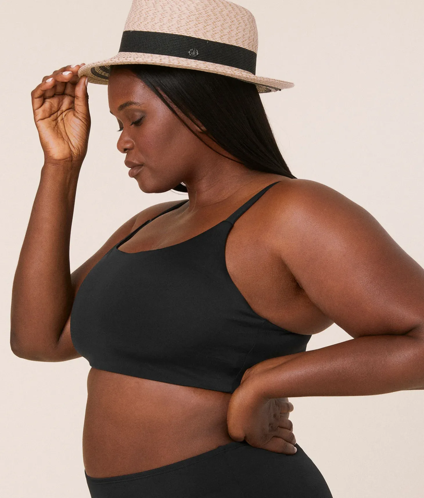 The Maui Bikini Top - Eco Nylon - Black