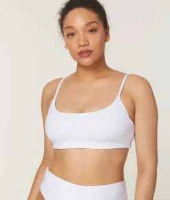 The Maui Bikini Top - Eco Nylon - White
