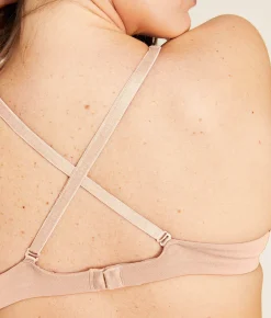 The Plunge Bralette - Rayon - Blush