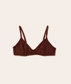 The Plunge Bralette - Rayon - Earth