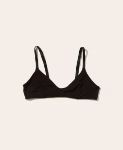 The Plunge Bralette - Rayon - Black