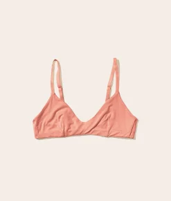 The Plunge Bralette - Rayon - Apricot