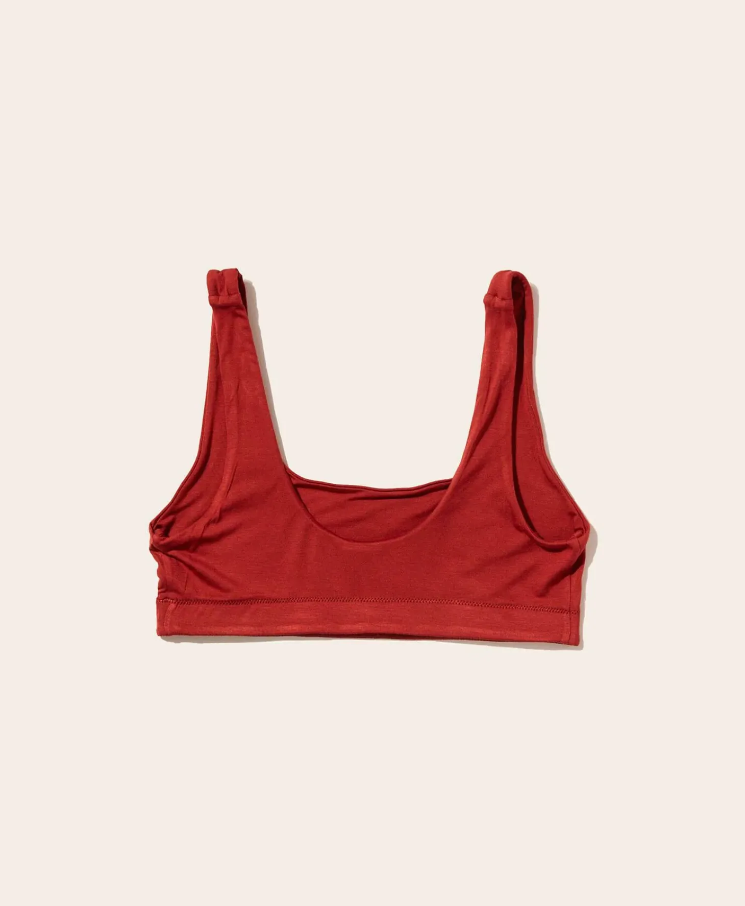 The Tank Bralette - Rayon - Deep Terracotta