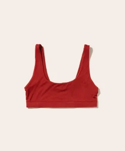 The Tank Bralette - Rayon - Deep Terracotta