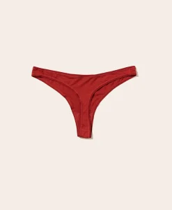 The Thong Panty - Rayon - Deep Terracotta
